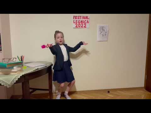 Wiktoria Lewicka, kategoria do 10 lat, "Piosenka o matematyce",