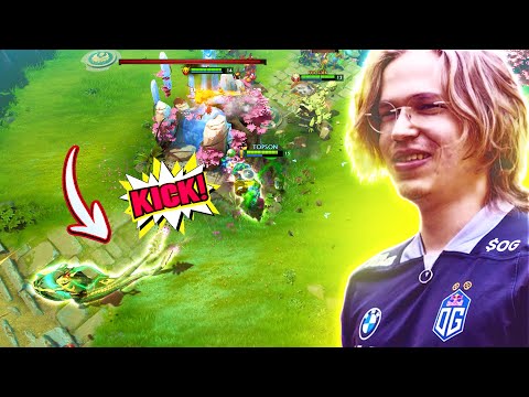 You know you're winning when Topson does this to you...