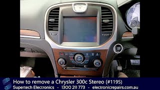 How to Remove a Chrysler 300C Stereo