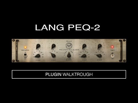 Heritage Audio LANG PEQ-2 EQ Plug-in | Sweetwater