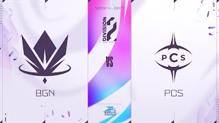 LFL Division2 Spring Split 2023 - W4D1 - BGN vs PCS