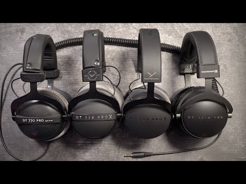 Beyerdynamic vs. Beyerdynamic 🎧 DT-770 Pro, DT 770 Pro X, DT 700 Pro X, DT-1770 Pro im Vergleich