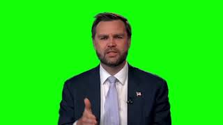 JD Vance "Give us another chance. Give us another couple of years" green screen green screen