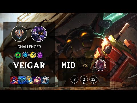 Veigar Mid vs Xayah - BR Challenger Patch 10.23