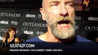 Graham McTavish OUTLANDER Interview San Diego Comic Con 2014