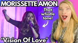 Vocal Coach Reacts: MORISSETTE AMON 'Vision Of Love' by Mariah Carey - The whistle tone shocked me!
