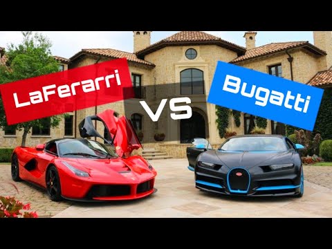 Ferrari LaFerarri VS Bugatti Chiron Sport!! Battle of the Hypercars!!