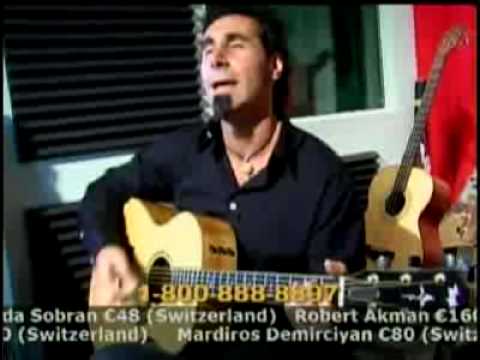 Serj Tankian and his father Khatchadour Tankian  sing Armenian song "Bari Aragil" /