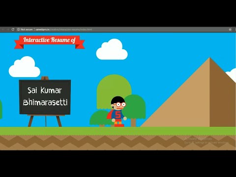 Creative web designer in India | Saiwebpro | Sai Kumar Bhimarasetty