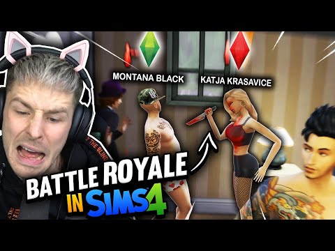 Video Thumbnail: SIMS, aber 24 YouTuber haben ein BATTLE ROYALE mit dem SIMS 4 M*RDER MOD!