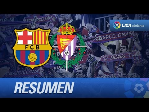 Resumen de FC Barcelona B (1-3) Real Valladolid
