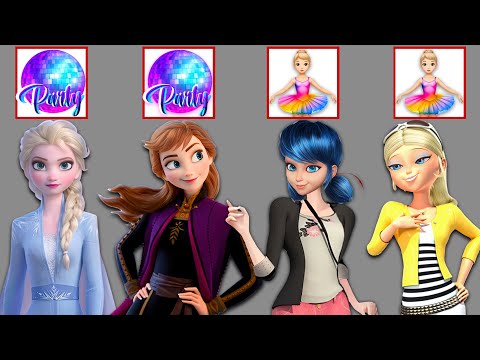 🔥 Ultimate Glow Up! Party vs Ballet Fashion Transformation | Elsa, Anna, Ladybug & Chloe