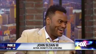Actor John Sloan III, interviewed by Lee Thomas (Fox 2) video
