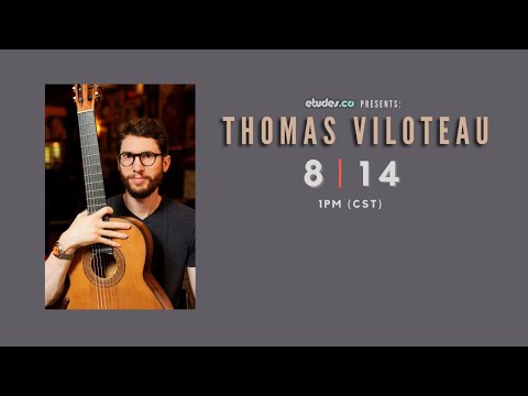 Thomas Viloteau: Artist Masterclass Announcement