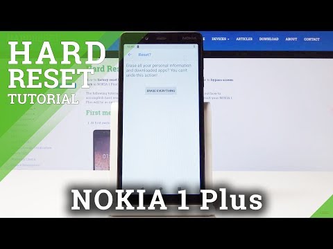 How to Hard Reset NOKIA 1 Plus - Factory Data Reset
