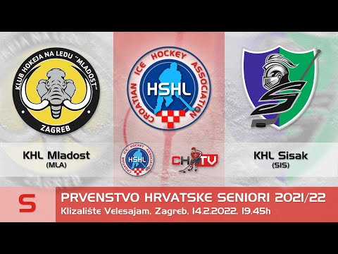 PH 2021/22 Seniori - KHL Mladost vs KHL Sisak