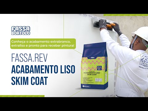 Fassa Bortolo - Conheça a FASSA.REV ACABAMENTO LISO SKIM COAT