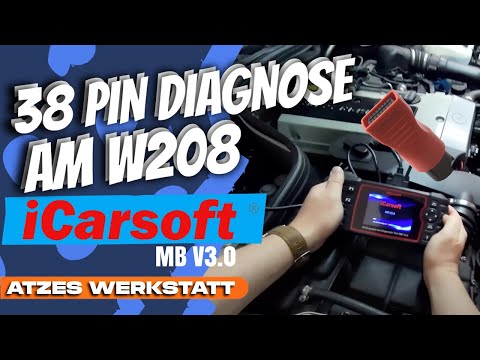 Classic Mercedes iCarsoft MB V3.0 Live Demo - Unlock Hidden Seat Sensor Codes 