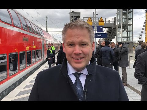 Bahnhof Ingolstadt Audi eröffnet