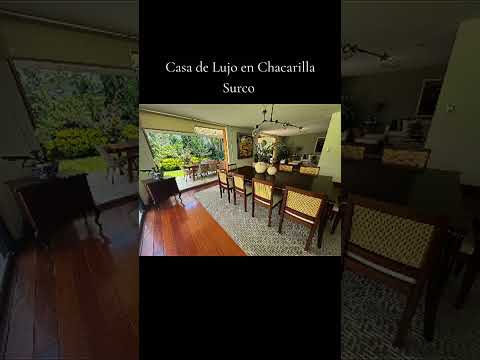 Casa en Chacarilla Surco de 500 m2 y 5 habitaciones