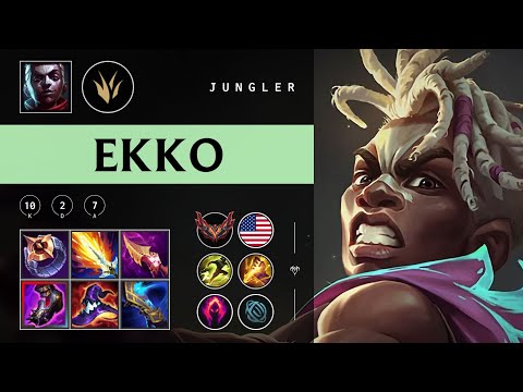 Ekko Jungle vs Ivern - NA Grandmaster Patch 25.24