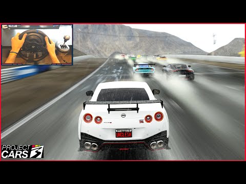 Project Cars 3 Nissan GTR Nismo R35 vs 31 Legendary AI in Rain Gameplay