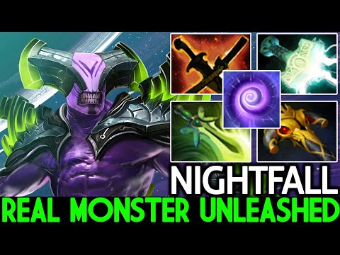 NIGHTFALL [Faceless Void] Real Monster Unleashed Max Attack Speed Dota 2
