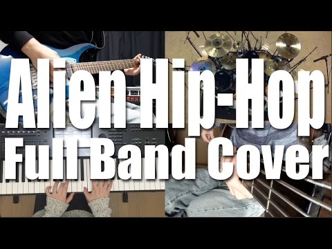 Alien Hip-Hop - Planet X, Virgil Donati (Full Band Cover Split Screen)