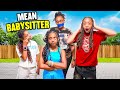 VERY MEAN BABY SITTER 🫣 EP 1
