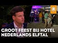 Groot feest bij verblijf Nederlands elftal avond voor duel met Tsjechië | DE ORANJEZOMER
