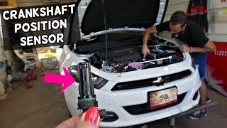 CRANKSHAFT POSITION SENSOR LOCATION REPLACEMENT 2.4 MULTIAIR DODGE DART CHRYSLER 200 JEEP CHEROKEE