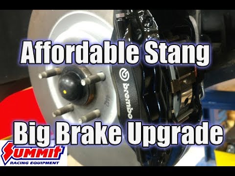 STOP! 05-14 Mustang GT Ford Performance SVT Front Brake Upgrade Kit also for V6
