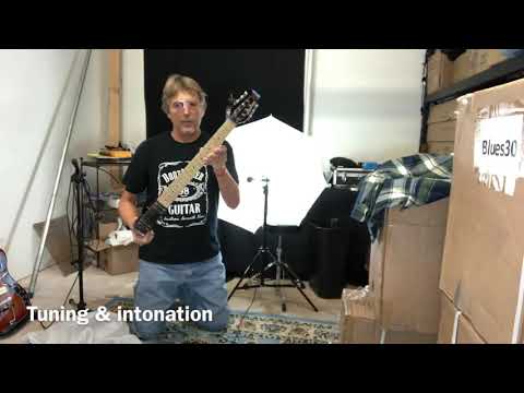 Original South Korean Ministar Lestar Travel Guitar Built in Headset Amp Gibson Scale image 18