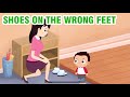 Kids Conversation Shoes On The Wrong Feet Learn English For Kids