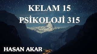 Hasan Akar - Kelam 15 - Psikoloji 315