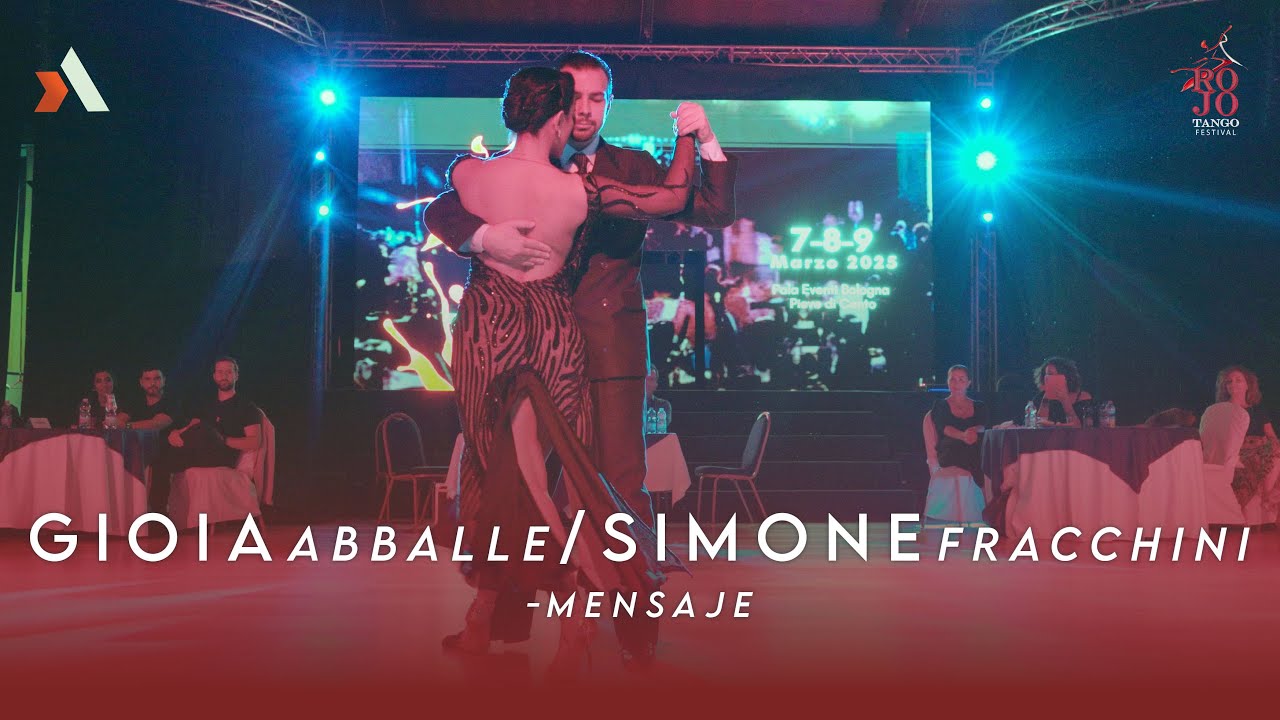 Video thumbnail for GIOIA ABBALLE Y SIMONE FACCHINI - MENSAJE - ROJO TANGO FESTIVAL