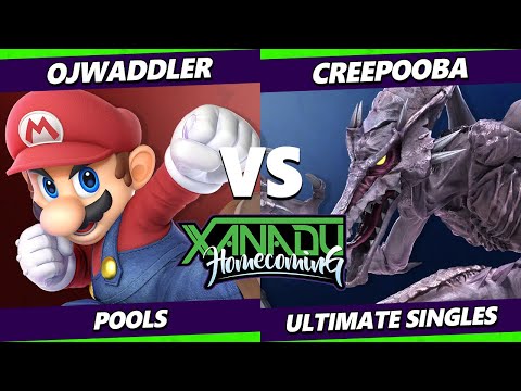 Xanadu Homecoming - Ojwaddler (Mario) Vs. Creepooba (Ridley) Smash Ultimate - SSBU