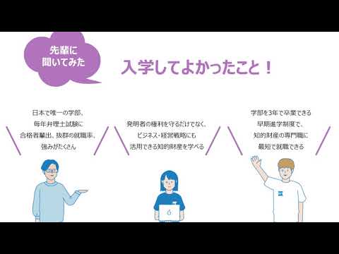 2分でわかる！OIT学科紹介パワポ動画【知的財産学部 知的財産学科】