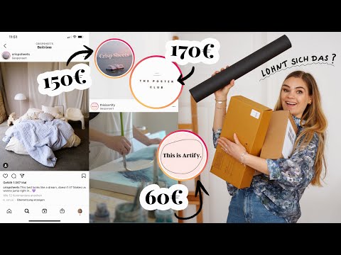Ich kaufe Kunst, DIY & Interior Produkte die mir von Instagram vorgeschlagen wurden // I'mJette