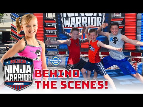 Payton Races on American Ninja Warrior Jr! BTS