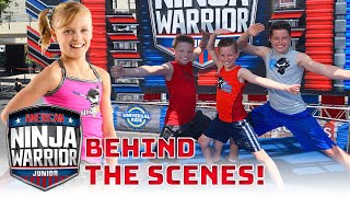 Payton Races on American Ninja Warrior Jr! BTS