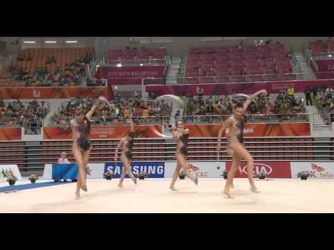 Russia  2 hoops 6 clubs - Universiade 2015 - EF