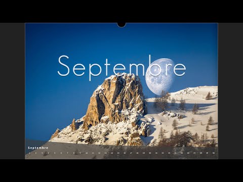 🏔📅 Mois de SEPTEMBRE - Calendrier perpétuel ou 2022 📅🏔