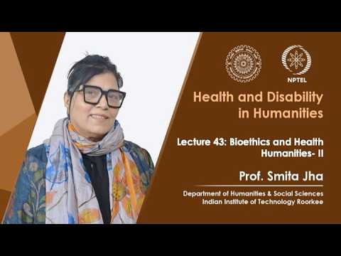 Health and Disability in Humanities Promo Video By Prof Smita Jha IITR