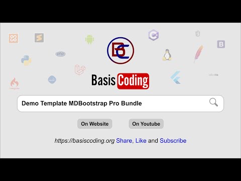 Demo Template MDBootstrap Pro Bundle