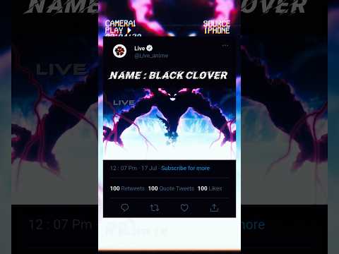 anime black Clover 🍀#Aastha #devil👿 #shorts #youtube