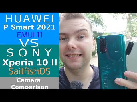 Huawei P Smart 2021 vs Sony Xperia 10 II - Camera Comparison (EMUI vs SailfishOS)