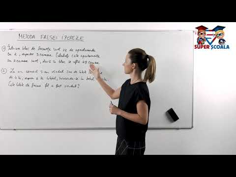Clasa a V-a - Metoda falsei ipoteze