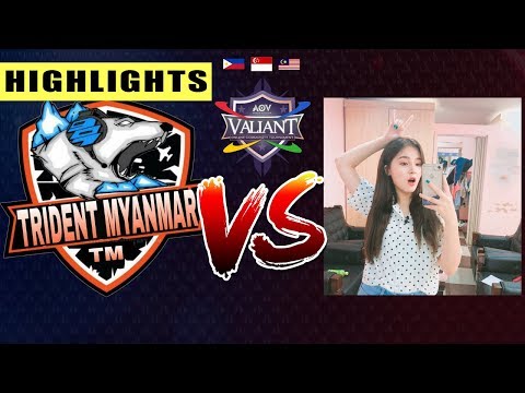 TRIDENTMyanmar vs. Scammed Gamers - Round 1 - Highlights - AOV Valiant Online Community Tournament