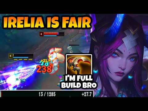 Sorry Galio, I might only have 13 HP but I have Vamp Scepter on Irelia so I win.